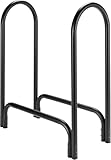 Shelter Fire Wood Storage Racks - Weatherproof Outdoor Firewood Rack, Heavy Duty Steel Wood Rack, Firewood Storage Small (28" L x 12" D x 33" H), SLRS