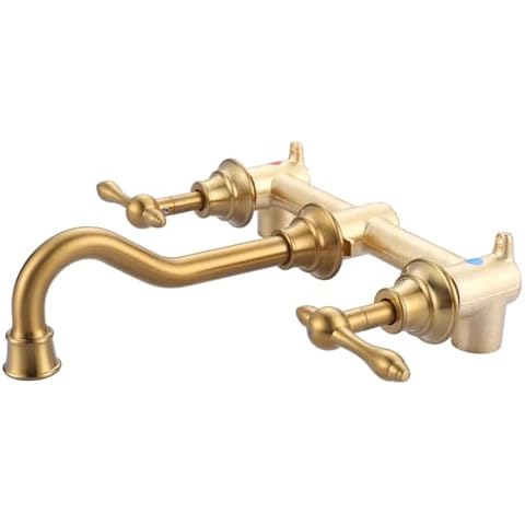 WOWOW Antique Gold Bathroom Faucet Cover