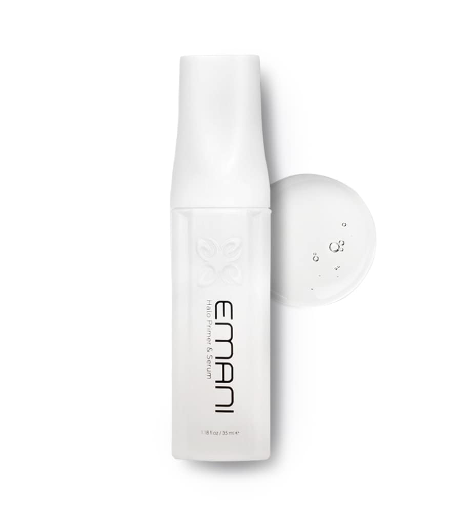 Halo Vegan Collagen Serum for Face, Anti Aging Peptide Serum with Collagen Boost, Ideal for Fine Lines, Wrinkles, and Rough Texture, 1.18 fl oz