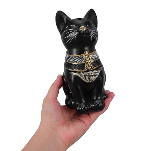 Brûleur de parfum égyptien chat résine pour diffuser un parfum doux