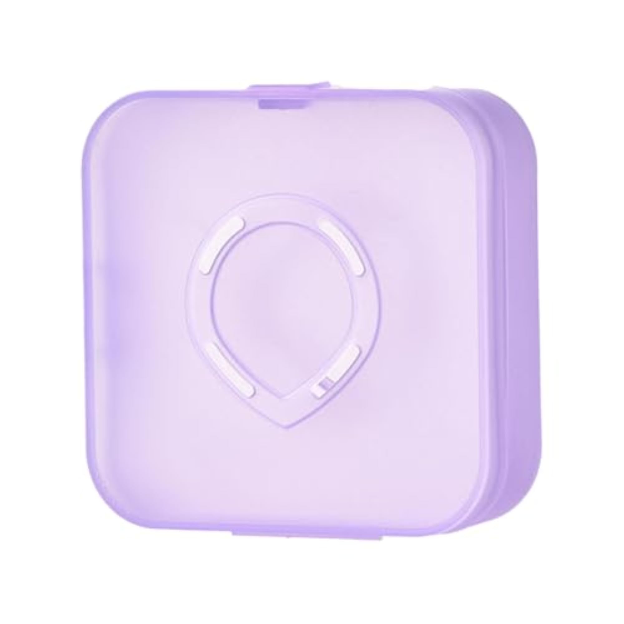 4x Makeup Powder Puff Holder Case, Portable Storage for Women