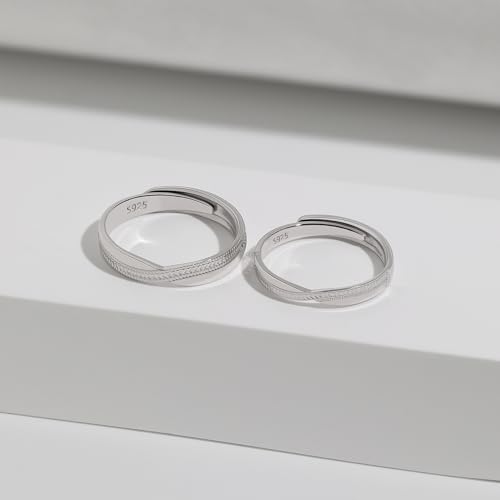 Cadeau d’anniversaire Meissa : bagues de couple - 9