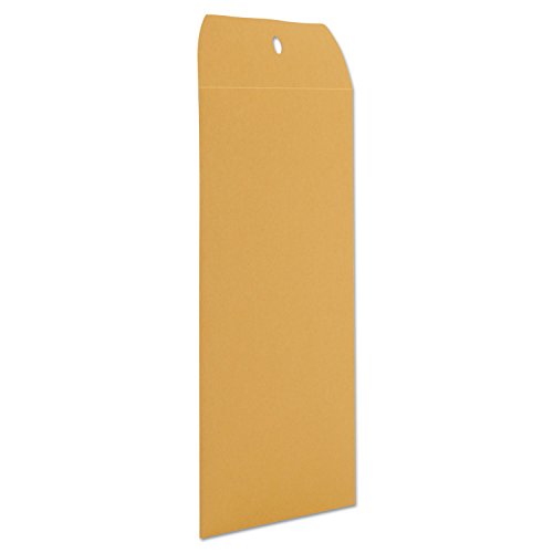Universal 35260 Kraft Clasp Envelope, 28lb, #55, 6 x 9, Brown Kraft, 100/Box - Thumbnail 5