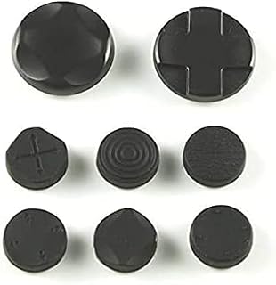 Einuz 8Pcs Silicone Thumb Grip Cap Joystick Thumbstick Caps Buttons Replacement for Sony PSV PS Vita 1000 2000 (Black)