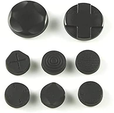 Einuz 8Pcs Silicona Pulgar Grip Cap Joystick Thumbstick Caps Botones Reemplazo para Sony PSV PS Vita 1000 2000 (negro) Cover