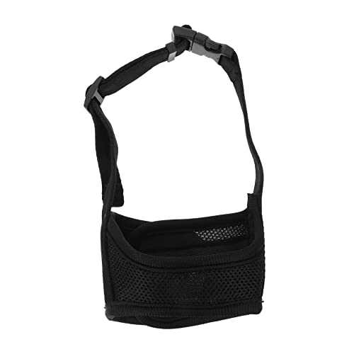 BESTonZON Dog Muzzle Cover for Puppy Cover Adjustable Straps Breathable Design for Comfort