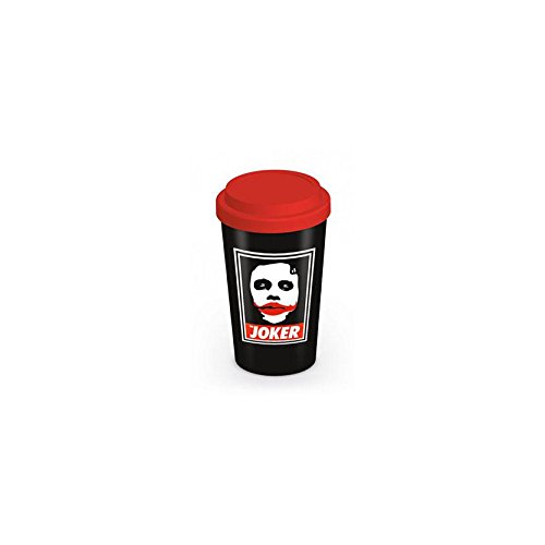 Image of DC Comics The Dark Knight "Obey The Joker" Ceramic Travel Mug, Multi-Colour
