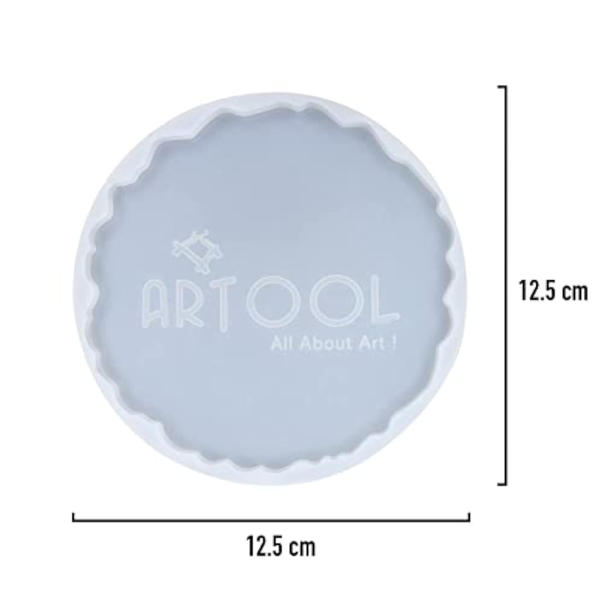 Round Shape Resin Art Mold for Coasters