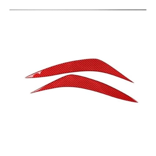 Sourcil de Phare Voiture Rouge Toyota Corolla 2007-2013 Autocollants Garniture Couvercle