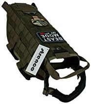 Strenco Tactical Training Dog Vest Harness (Green, Small)