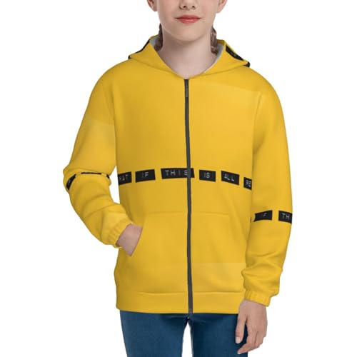 What if This is All Real Kid Hoodies Boys Zip Up Sweatshirts Girls Pullover with Pocket3