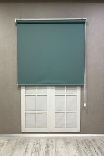 Stor Perde, İthal Mat Polyester, Yeşil p1380, Yeşil, 60 x 200