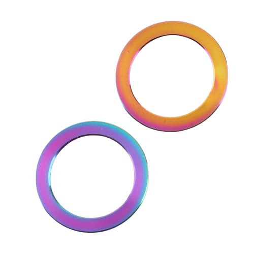 VBESTLIFE 2Pcs Pedal Gasket Rustproof Alloy Extended Pedal Washers for Mountain Road Bike(Colorful) and Spare Parts