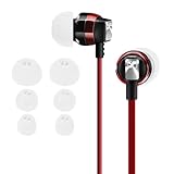 FLEXIBEL & ELASTISCH: Die Ohrpolster in Weiß bestehen aus biegsamem und reißfestem TPU Silikon, das sich Deinen Earphones und Deinen Ohren ideal anpasst und bietet so höchstmöglichen Komfort beim Tragen.