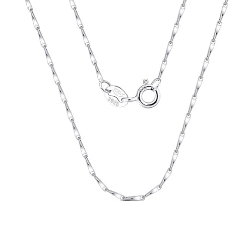 Collier chaîne argent femme 45cm : fini les mailles lourdes de 1mm