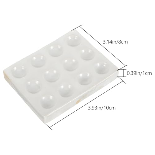 Plaque de réaction en céramique blanche haute densité pour analyses - 4