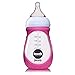 Joovy Boob Glass Bottle & Sleeve, Pink, 8 Ounce