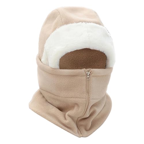 Máscara Facial de Ciclismo de Invierno – Sombrero cálido de Lujo con Cachecol | Escudo completo y ocultero, máscara de esquí para hombre y mujer, para deportes al aire libre, senderismo