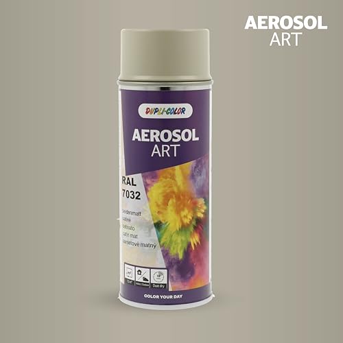 DUPLI-COLOR AEROSOL ART RAL 7032 Kieselgrau seidenmatt 400 ml - Sprühfarbe – Ansicht 2