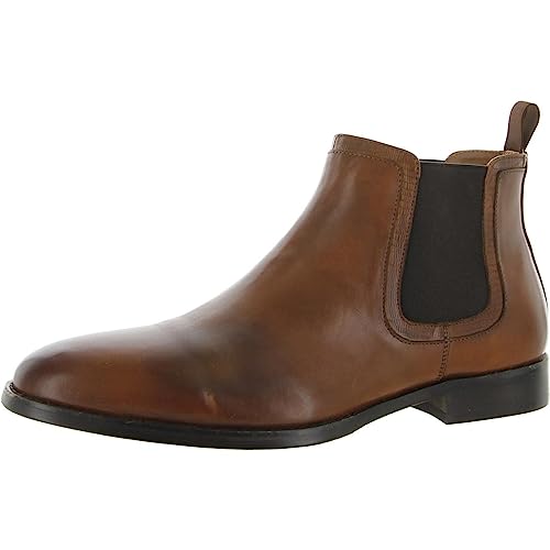 Steve Madden Men's Duke Chelsea Boot, Cognac Leather, 11 by Steve Madden - Used condition - CA$54.86