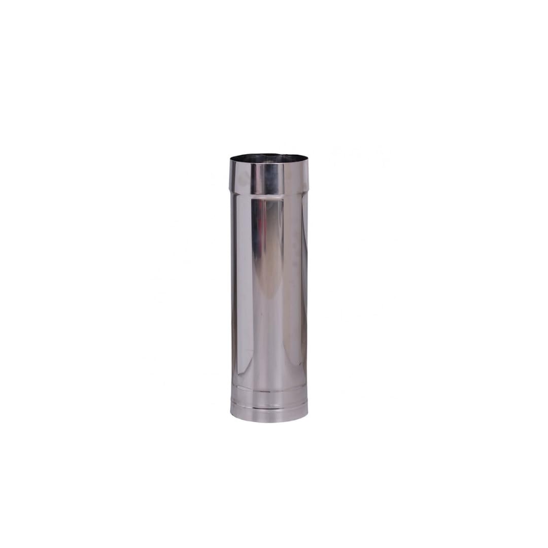Edelstahlrohre Rauchrohr Set Ofenrohr Abgasrohre 150mm Inox 304 Edelstahl Abgasrohr 1m 0,5 m Bogen Winkelrohr 90° für Rauchabzug Adapter schornstein Erweiterung Ofenrohr Wandrosette, Durchmesser 150mm