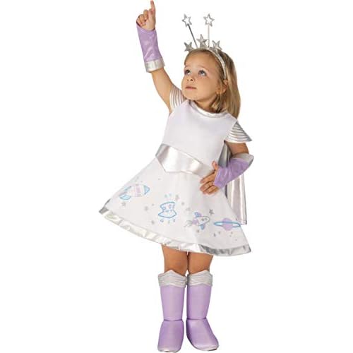 Rubies 701879_TODD Disfraz Space Girl, Color Blanco/Lila, Talla T