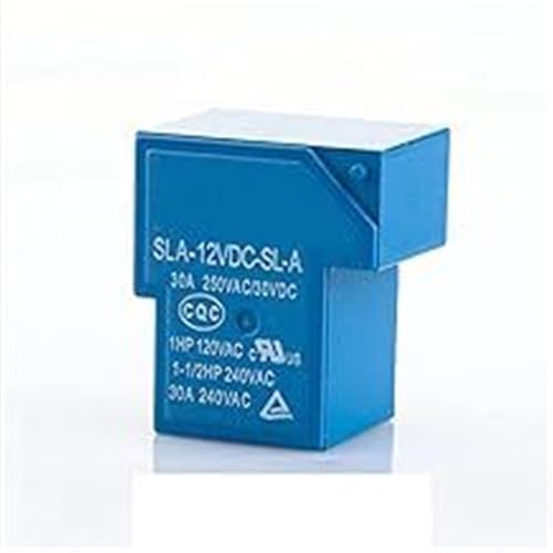 Relés de potencia SLA-06VDC-SL-A de 6V 30A y 4 pines para conmutación de alta corriente