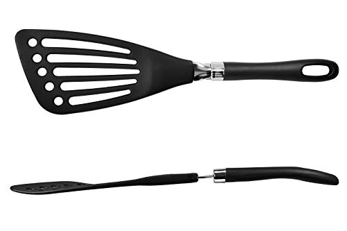 Image of Nylon Spatula Slotted Turner Fish Turner Kitchen Utensils 12 inch