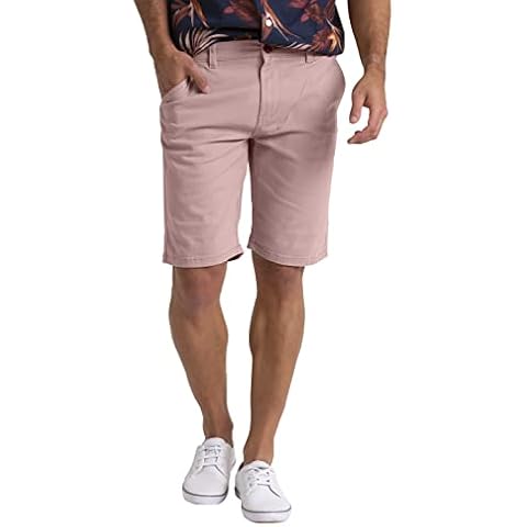 westAce Men's Baby Pink Chino Shorts Cover