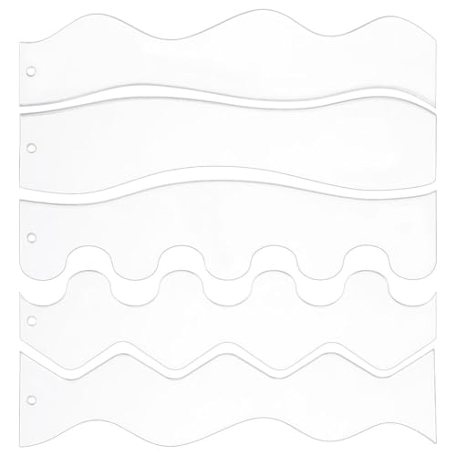 DELORIGIN 5Stk Acryl Quiltvorlagen Näh Set