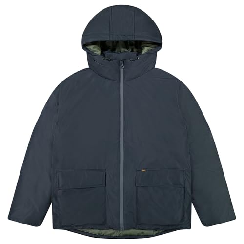 Lee Regular Hooded Short Puffer Jacket Black Size L - 3