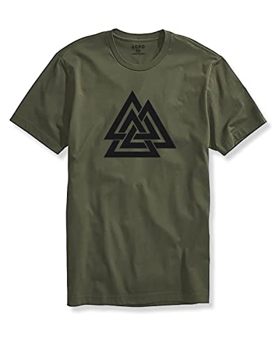 Image of ADRO Men's 100% Cotton Regular Fit T-Shirt