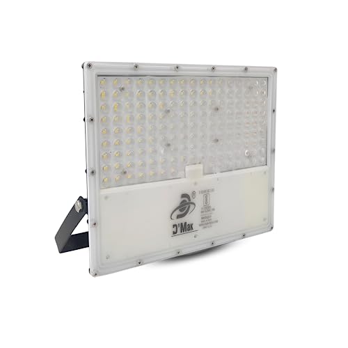 Image of D'Mak 150W Lens Led Flood Light - Ip65 Waterproof Led Lights with 120 Wide Beam-Led Lamp Lights for Yard,Showroom,Shop, Factory,Garden, Playground & Home(Cool White,6500k)- Pack of 2