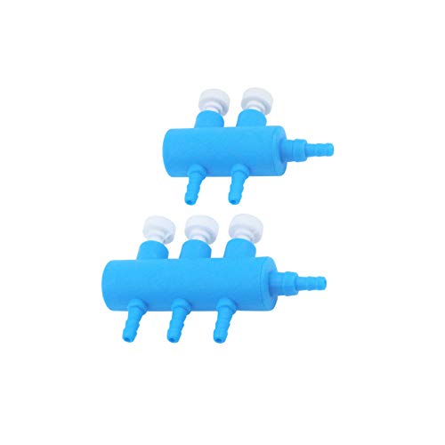 Image of MY MIRONEY 5Pcs 2 Way Outlet Air Flow Distributor with 1Pcs 3 Way Valve