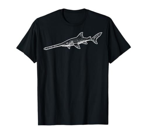 Sawfish Illustration Carpenter Shark Fisherman T-Shirt