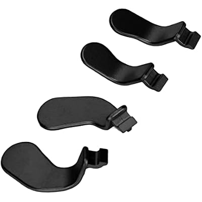 Dioche Controller Paddles, 4PCS Black Controller Paddles Stainless Steel Replacement Controller Parts for One Controller Series 2 Model 1797