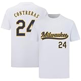 William Contreras Shirt T-Shirt Jersey Baseball No Brand/Logos 100% Cotton for White Mens/Womens/Kids