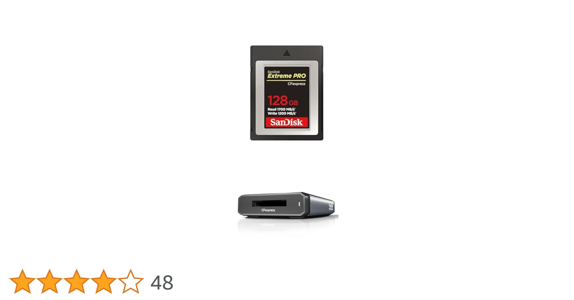 その他 SANDISK EXTREME PRO CFE TYPE B 128GB SanDisk 128GB Extreme PRO CFexpress Card Type B - SDCFE-128G