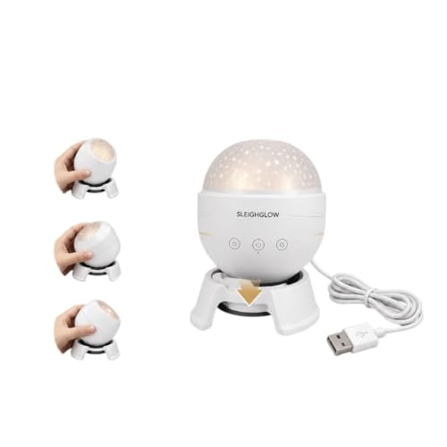 Christmas Projector Lights Indoor with 16 Holiday Scenes, Plug and Play HD Christmas Projector 360 Degree Adjustable USB Powered Night Light for Home Office Holiday Decor - image 7
