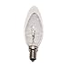 Price comparison product image 6 x STATUS 40W Classic Clear SES E14 Candle Light Bulbs, Small Edison Screw Cap, Dimmable Incandescent Lamps, 390 Lumen, Mains 240V