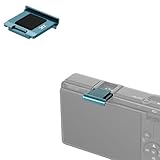 JJC Blitzschuh-Abdeckung aus Metall mit Silikonplatte, kompatibel mit Ricoh GR4, GRIV, GR IV HDF, monochrome Digitalkamera, Blitzschuhkappe, staubdicht, flecken- und kratzfest, Blau