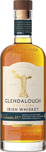 Glendalough Single Cask Irish Whiskey – Calvados XO Cask Finish, 42% Vol. – Premium Craft...