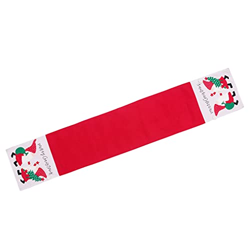 Chemin de table Père Noël en tissu nappe de qualité pour réception
