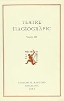 Teatre Hagiografic VOLUM III 8472261964 Book Cover