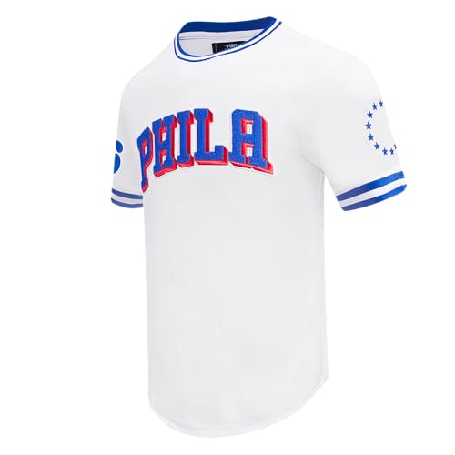 Camiseta NBA Pro Standard XXL holgada para hombre con parches de chenille 2