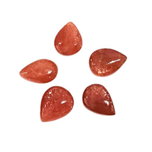 Pierre de soleil naturelle en poire lot de gros pour bijoutiers