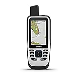 Garmin GPSMAP 86S, GPS Portable Flottant avec Bouton de Fonctionnement, Flux de données de Bateau à partir de Traceurs de Cartes compatibles