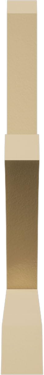 84"W x 42"H x 4"D x 4"F, 12/12 Pitch, Redmond Signature Urethane Gable Bracket, Primed Tan