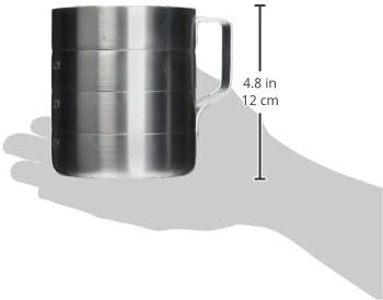 Crestware Measuring Cup,Aluminum,1 qt. Dry MEA01D - 1 Each