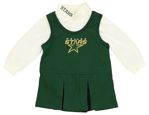 Outerstuff NHL Dallas Stars Infant Girls Cheerleader Dress, 24M